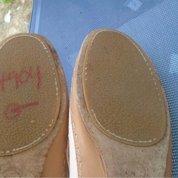 Chanel Vintage Canvas/Leather Flats size 39 - Picture 10 of 10